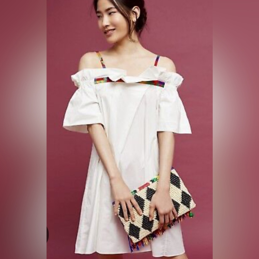 WHIT brand white cotton dress from Anthropologie